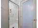 Clean shower with built-in seat and grab bar at 4618 Atlantico St, Las Vegas, NV 89135