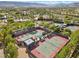 Aerial view of community tennis courts at 4618 Atlantico St, Las Vegas, NV 89135