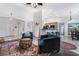 Open living space with a view of the kitchen and dining area at 4911 E Parkwood Dr, Pahrump, NV 89061