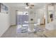 Charming dining area with a glass table and seating for two at 513 Rafkin Pl, Henderson, NV 89052