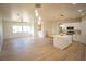 Open floor plan view of living room and kitchen at 521 Antelope Ave, Pahrump, NV 89060