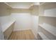 Walk-in closet with built-in shelving and a hanging rod for organization at 521 Antelope Ave, Pahrump, NV 89060