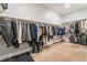 Large walk-in closet with ample shelving and hanging space at 5260 Brayden Ct, Las Vegas, NV 89131