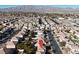 Aerial view of home and surrounding area at 5313 Dawn Break Canyon St, North Las Vegas, NV 89031