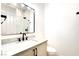 Modern bathroom with a floating vanity and shower at 5737 Heather Breeze Ct, Las Vegas, NV 89141