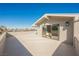 Private rooftop deck with city views and sliding glass doors at 602 Calcutta Ln, Henderson, NV 89015