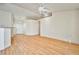 Spacious living room featuring wood-look floors at 6230 Home Haven St, North Las Vegas, NV 89031