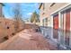 Brick paved backyard with seating area and grill at 6255 W Arby Ave # 218, Las Vegas, NV 89118