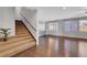 Carpeted staircase leading to the upper level at 6819 Rolling Boulder St, Las Vegas, NV 89149