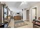 Main bedroom with mirrored closet doors and wood dresser at 7026 Westpark Ct, Las Vegas, NV 89147