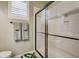 Clean bathroom with walk-in shower and updated fixtures at 8593 Garden Valley Ct, Las Vegas, NV 89178