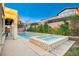 Inviting pool and spa area, perfect for relaxation and entertainment at 8593 Garden Valley Ct, Las Vegas, NV 89178