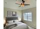 Spacious bedroom with ceiling fan and large window at 8777 W Maule Ave # 2109, Las Vegas, NV 89148