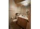 Guest bathroom with vanity and toilet at 8916 Stafford Springs Dr, Las Vegas, NV 89134