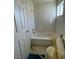 Clean bathroom with bathtub and shower at 8916 Stafford Springs Dr, Las Vegas, NV 89134