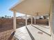 Covered patio with tile flooring and ceiling fan at 9523 Cherrydale Ct, Las Vegas, NV 89147