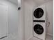 Convenient laundry room with stackable washer and dryer at 1167 Vacation Valley Ave, Las Vegas, NV 89183