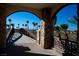 Stone bridge with scenic views of Lake Las Vegas at 138 Reflection Cove Dr, Henderson, NV 89011