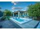 Relaxing hot tub in a backyard setting at 138 Reflection Cove Dr, Henderson, NV 89011