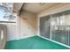 Private patio with sliding glass door and storage at 1900 High Valley Ct # 104, Las Vegas, NV 89128