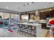 Spacious kitchen featuring stainless steel appliances and an island at 232 Errogie St, Henderson, NV 89012