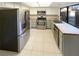 Kitchen with stainless steel appliances and butcher block counters at 2386 Pickwick Dr, Henderson, NV 89014