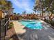 Community pool with surrounding landscaping at 2386 Pickwick Dr, Henderson, NV 89014