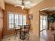 Cozy breakfast nook with a glass-top table and chairs, perfect for morning coffee at 2521 Seascape Dr, Las Vegas, NV 89128