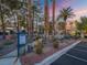 Community entrance with gated access to the pool and spa at 2521 Seascape Dr, Las Vegas, NV 89128