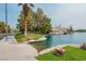 Landscaped waterfront lot with canal access at 2521 Seascape Dr, Las Vegas, NV 89128