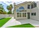 House exterior showcasing a large window and patio at 2632 Cathedral Ln, Las Vegas, NV 89108