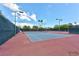 Well-maintained tennis court with surrounding fencing at 2632 Cathedral Ln, Las Vegas, NV 89108