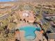 Community pool and recreational areas from above at 2837 Josephine Dr, Henderson, NV 89044