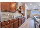 Spacious kitchen with granite countertops and gas range at 2837 Josephine Dr, Henderson, NV 89044