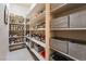 Well-organized pantry with ample shelving for storage at 2837 Josephine Dr, Henderson, NV 89044