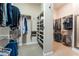 Large walk-in closet with custom shelving and hanging rods at 2837 Josephine Dr, Henderson, NV 89044