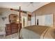 Main bedroom with a post bed and access to an ensuite bathroom at 301 Salinas Dr, Henderson, NV 89014