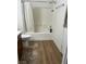 Clean bathroom with shower/tub combo and neutral colors at 3484 Twilight Star Dr, Las Vegas, NV 89117