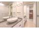 Modern bathroom with a sleek sink and vanity at 3726 Las Vegas Blvd # 1002, Las Vegas, NV 89158