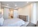 Bright bedroom with a comfortable bed and modern dresser at 3726 Las Vegas Blvd # 1002, Las Vegas, NV 89158