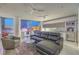 Modern living room with city views at 3726 Las Vegas Blvd # 1002, Las Vegas, NV 89158