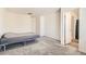 Small bedroom with gray carpet and single bed at 3772 Brilliant Sunset St, Las Vegas, NV 89129