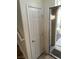 White interior door with gold-tone hardware at 3810 Wiggins Bay St # 203, Las Vegas, NV 89129