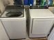 Laundry room with Samsung washer and dryer at 3810 Wiggins Bay St # 203, Las Vegas, NV 89129