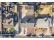 Aerial view showing the house and surrounding neighborhood at 4476 Avondale Ave, Las Vegas, NV 89121