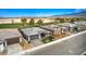 Aerial view of a luxury home community with golf course views at 4720 E Cactus Canyon Dr, Pahrump, NV 89061