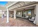 Relaxing covered patio with comfortable seating and a ceiling fan at 4720 E Cactus Canyon Dr, Pahrump, NV 89061