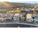 Aerial view of the house and surrounding neighborhood at 5167 Rock Daisy Dr, Las Vegas, NV 89135