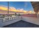 Deck with a view of the city skyline and sunset at 5750 Edna Ave, Las Vegas, NV 89146