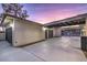 Modern garage with automatic door and ample parking space at 5750 Edna Ave, Las Vegas, NV 89146